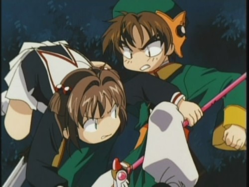 In the bushes. Title Screencap