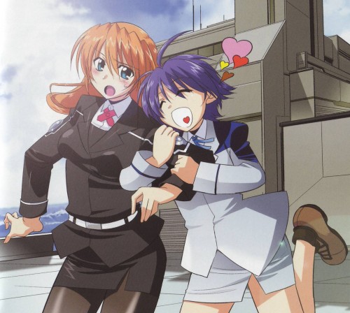 Subaru, there are rainbows straighter than you. Subaru hearts Teana.